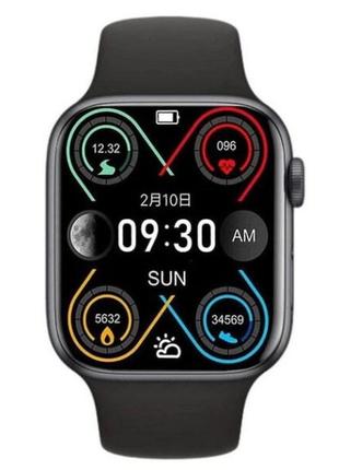 Умные смарт часы smart watch i7 pro max с голосовым вызовом тонометр пульсометр оксиметр1 фото