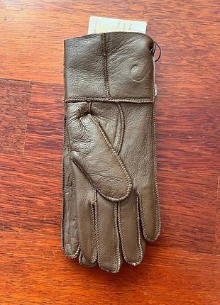 Новые женские перчатки дубленка овечья