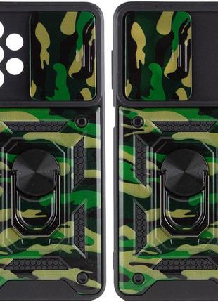 Ударостійкий чохол camshield serge ring camsung galaxy a13 4g фіолетовий / army purple, tpu+pc, кільце-тримач чохлі, зелений / army green, tpu+pc, к…