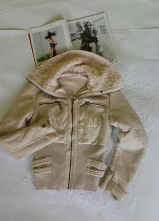 Женская дублёнка,куртка, тедди tally weijl 🐏7 фото