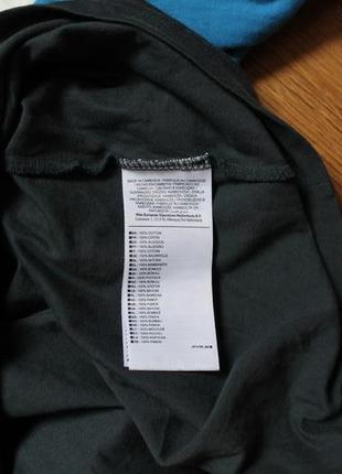 Легкая стильная мужская футболка лонгслив большое лого nike blindside three-quarter sleeve4 фото