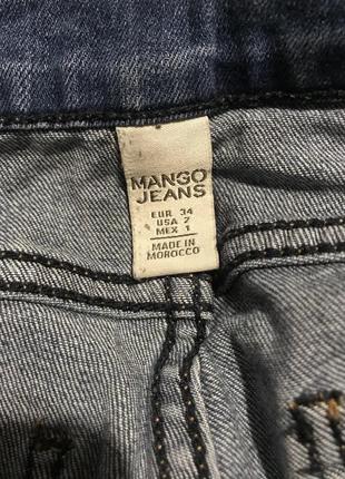 Джинсы скинни mango xxs/xs3 фото