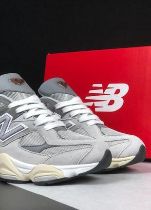 Кроссовки мужские new balance бежево серые