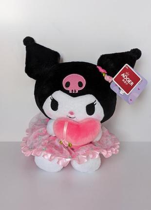 Игрушка kuromi sanrio с сердечком 30 см кукла куроми 2
