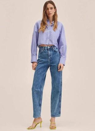 Стильные джинсы tapered от mango1 фото