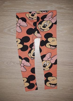 Яркие лосины tesco на 2-3 года