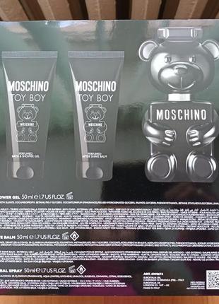 Moschino toy boy набор для мужчин, парфюмированная вода 50 мл5 фото