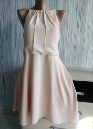 Міні сукня ніжного кольору4 фото