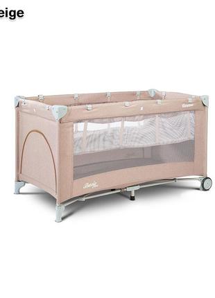 Детская кровать манеж caretero basic plus1 фото