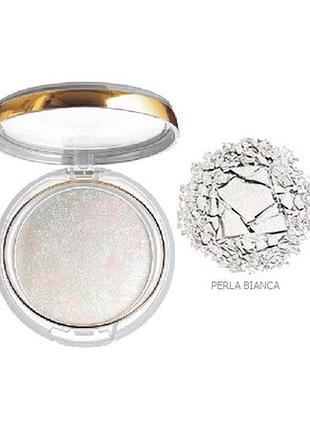 Сяйна пудра хайлайтер collistar all over illuminante effetto sole highlighting 3 perla bianca — wh