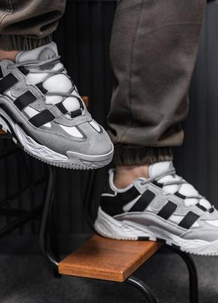 Adidas niteball grey, кросівки адідас чоловічі весна-осінь, кроссовки мужские адидас демисезонные2 фото