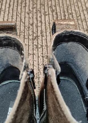 Кожаные ботинки на молнии timeberland, оригинал, 41р - 26см6 фото