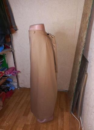 Винтажная шерстяная юбка макси 50-52 размер saccardi4 фото