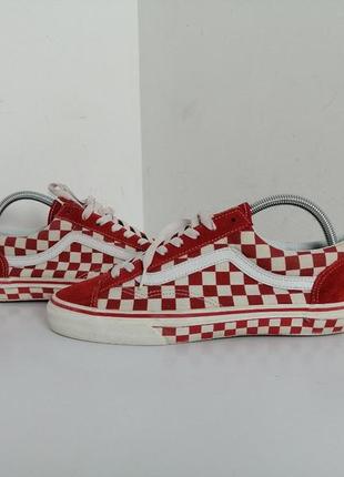 Кеды vans old skool™ (primary check) racing red/white размер-42