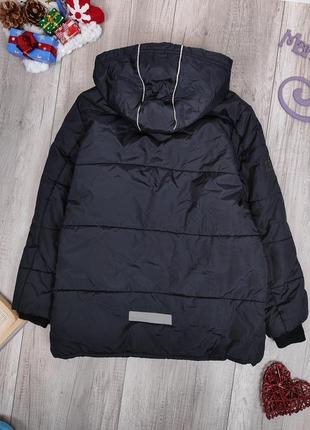 Зимова куртка для хлопчика inscene чорна розмір 158-164 (13-14 років)5 фото