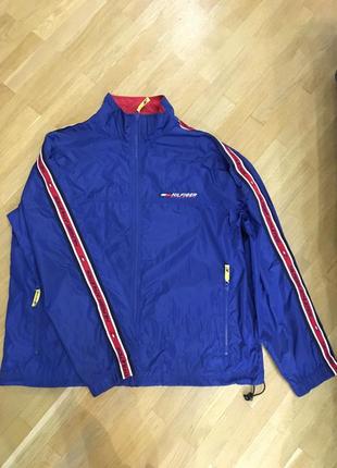 Ветровка винтажная hilfiger athletics