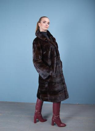 Норковая шуба шикарное норковое пальто италия новая коллекция зима2 фото