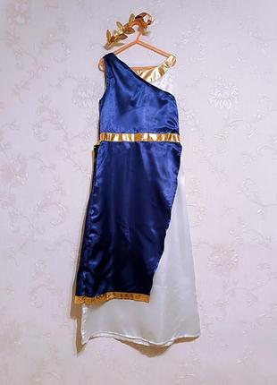 Карнавальное платье греческой богини афро-ветры на 9-10 лет рост 130-134 см