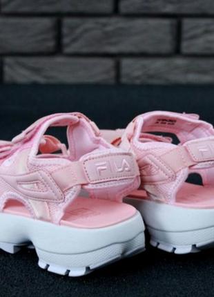 Босоніжки босоножки fila disruptor sandals сандалі сандалии4 фото