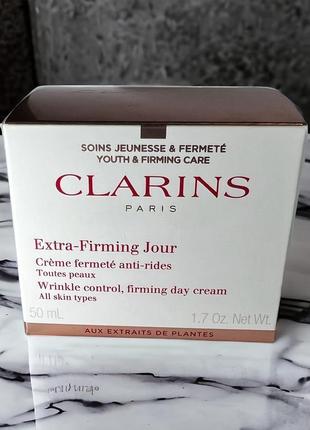 Clarins extra - firming day cream антивозрастной дневной крем 50 мл