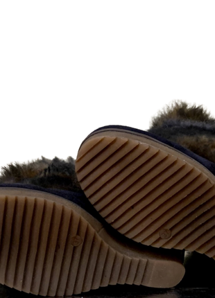 Замшевые зимние ботинки с овчиной springway, 375 фото