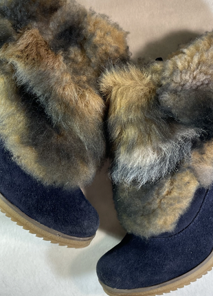 Замшевые зимние ботинки с овчиной springway, 378 фото