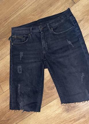 Брендовые джинсовые шорты бриджи
