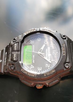 Timex ironman triathlon sshock 200m экстремальные мужские кварцевые часы5 фото