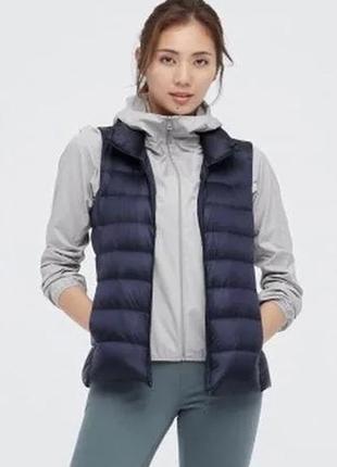 Пухова легка жилетка uniqlo, p. xs-s