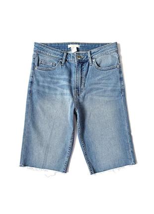 Голубые джинсовые шорты h&m, xs/s2 фото