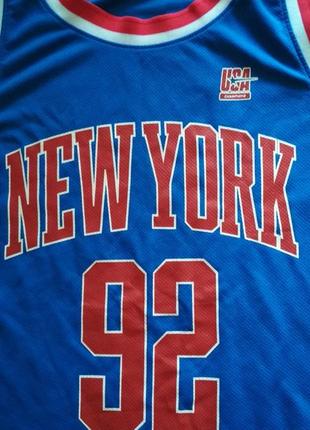 Мужская баскетбольная майка nba new york knicks №92 (m-l) оригинал3 фото