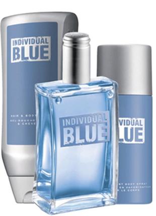 Набор "individual blue" avon (эйвон,ейвон) для него