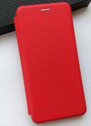 Чохол для samsung m33 5g / самсунг m33 5g книжка підставка з магнітом і мікрофіброю luxyrystyle (червоний)