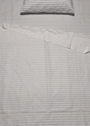 Простынь на резинке из бязи - белая полоска, все размеры, быстрая отправка3 фото