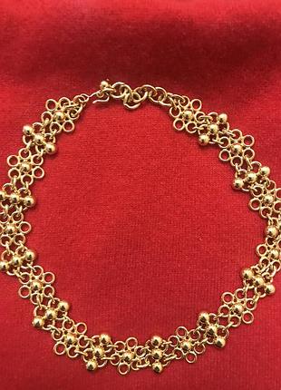 Крутое колье брендовое monet маркировка винтаж
