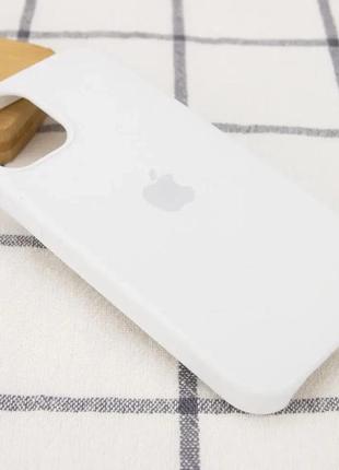 Чехол silicone case для iphone 12 mini / накладка на 12 мини білий / white