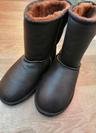 Угги сапоги натуральный мех цегейка натуральная замша  кожа ugg