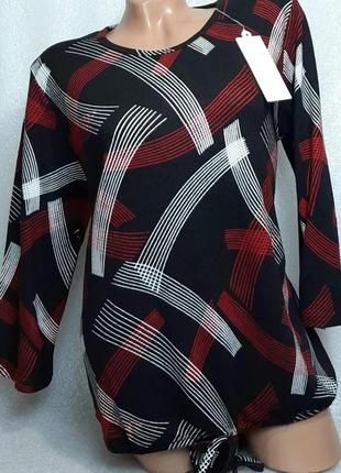 52-56 р блузка кофточка трикотаж польша3 фото