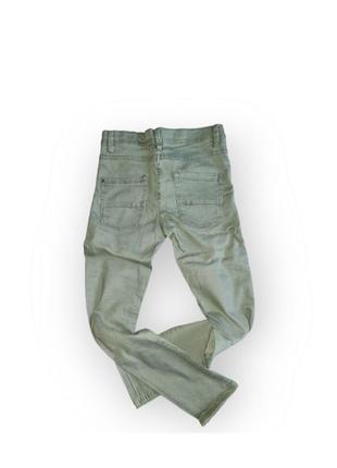 Denim крутые джинсы 140 р по бирке (цвет мята)2 фото