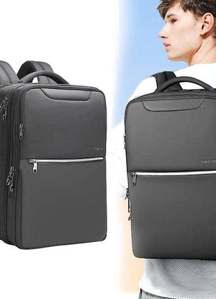 Рюкзак міський tigernu t-b3983 для ноутбука 15.6" об'єм 21л. чорний7 фото