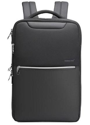 Рюкзак міський tigernu t-b3983 для ноутбука 15.6" об'єм 21л. чорний1 фото