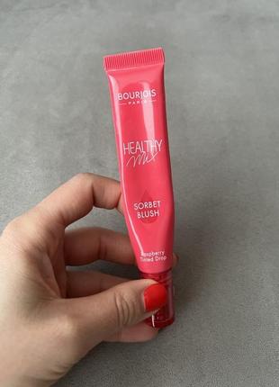 Жидкие румяна для лица bourjois paris healthy mix sorbet blush 01 raspberry