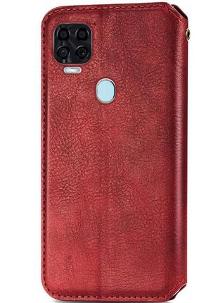 Шкіряний чохол-книжка getman cubic (pu) для zte blade v20202 фото