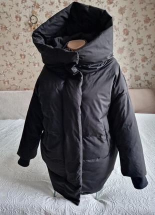 Женская куртка пуховик с большим капюшоном collectif mon amour3 фото