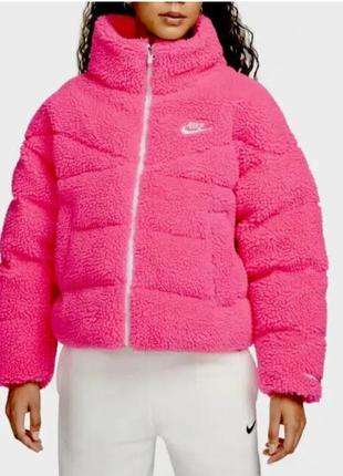 Куртка жіноча nike women's sportswear therma-fit city series pink jacket оригінал