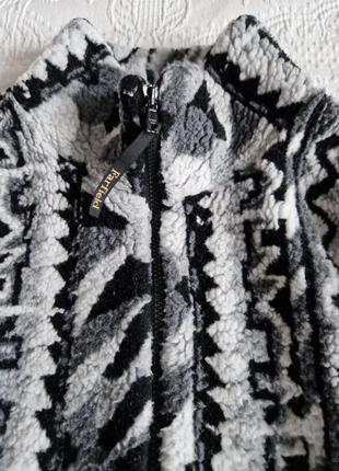 Мужская флисовая кофта шерпа  на молнии farfield clothing original made in england6 фото
