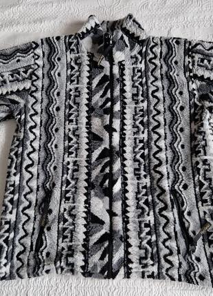Мужская флисовая кофта шерпа  на молнии farfield clothing original made in england7 фото