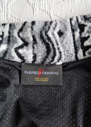 Мужская флисовая кофта шерпа  на молнии farfield clothing original made in england9 фото