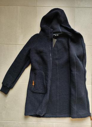 Новое шерстяное пальто cmp wooltech куртка италия полупальто шерсть 75% парка с капюшоном