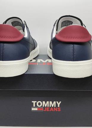 Кожаные кроссовки кеды tommy hilfiger оригинал5 фото